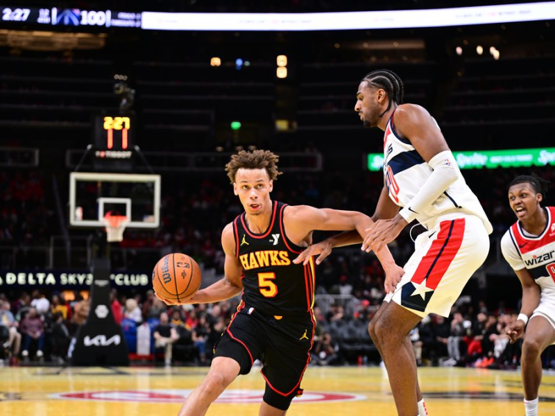 The Atlanta Hawks are the first team to go 2-0 in the Emirates NBA Cup 2024: East Group C 